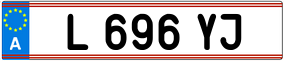 Truck License Plate